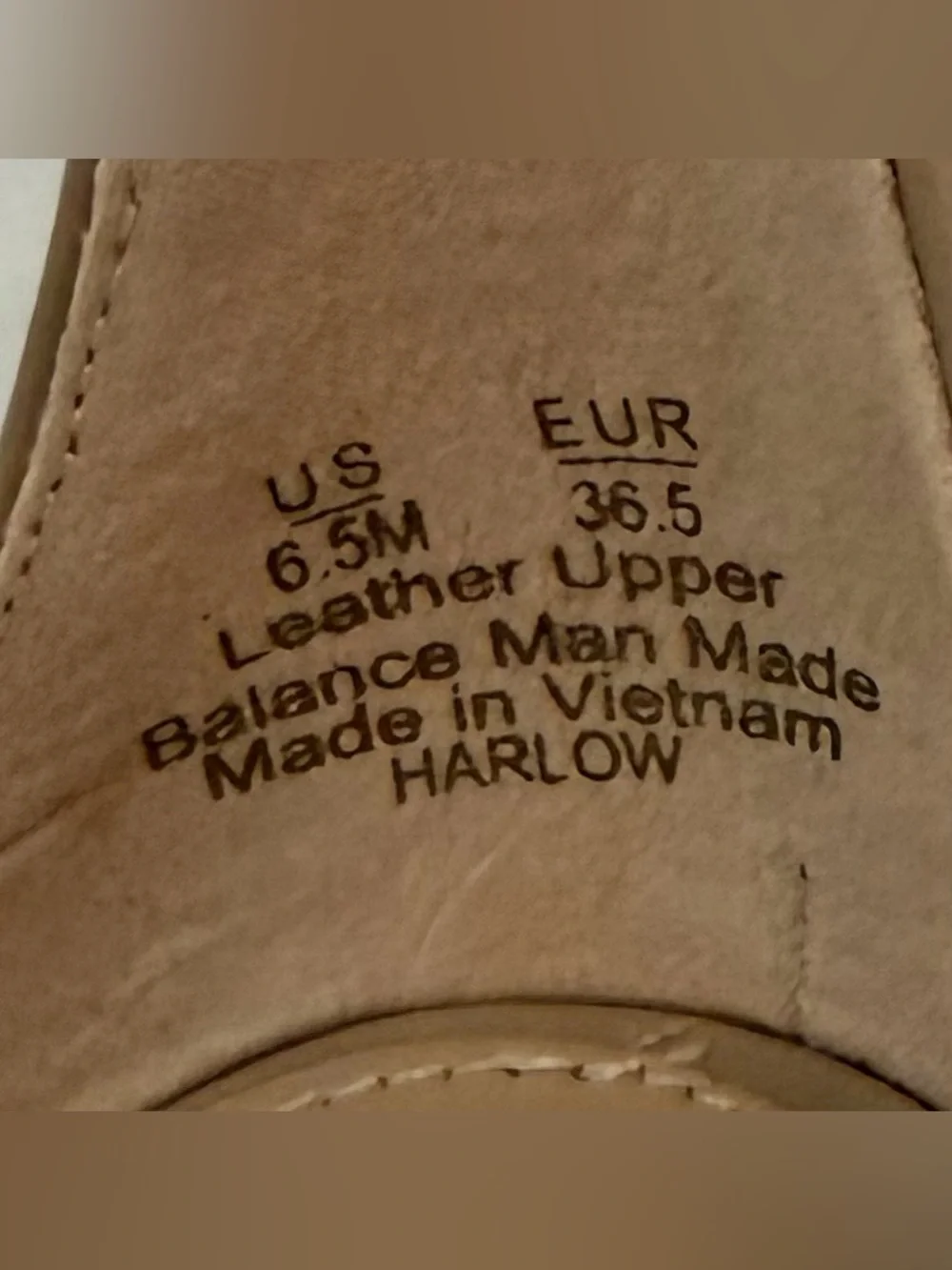 New Sam Edelman Harlow NUDE Leather Pumps Size 6.5 NIB - Picture 3 of 7